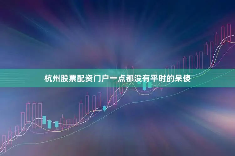 杭州股票配资门户一点都没有平时的呆傻