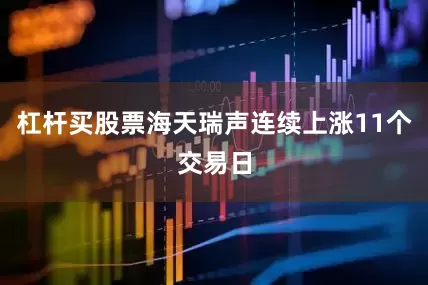 杠杆买股票海天瑞声连续上涨11个交易日